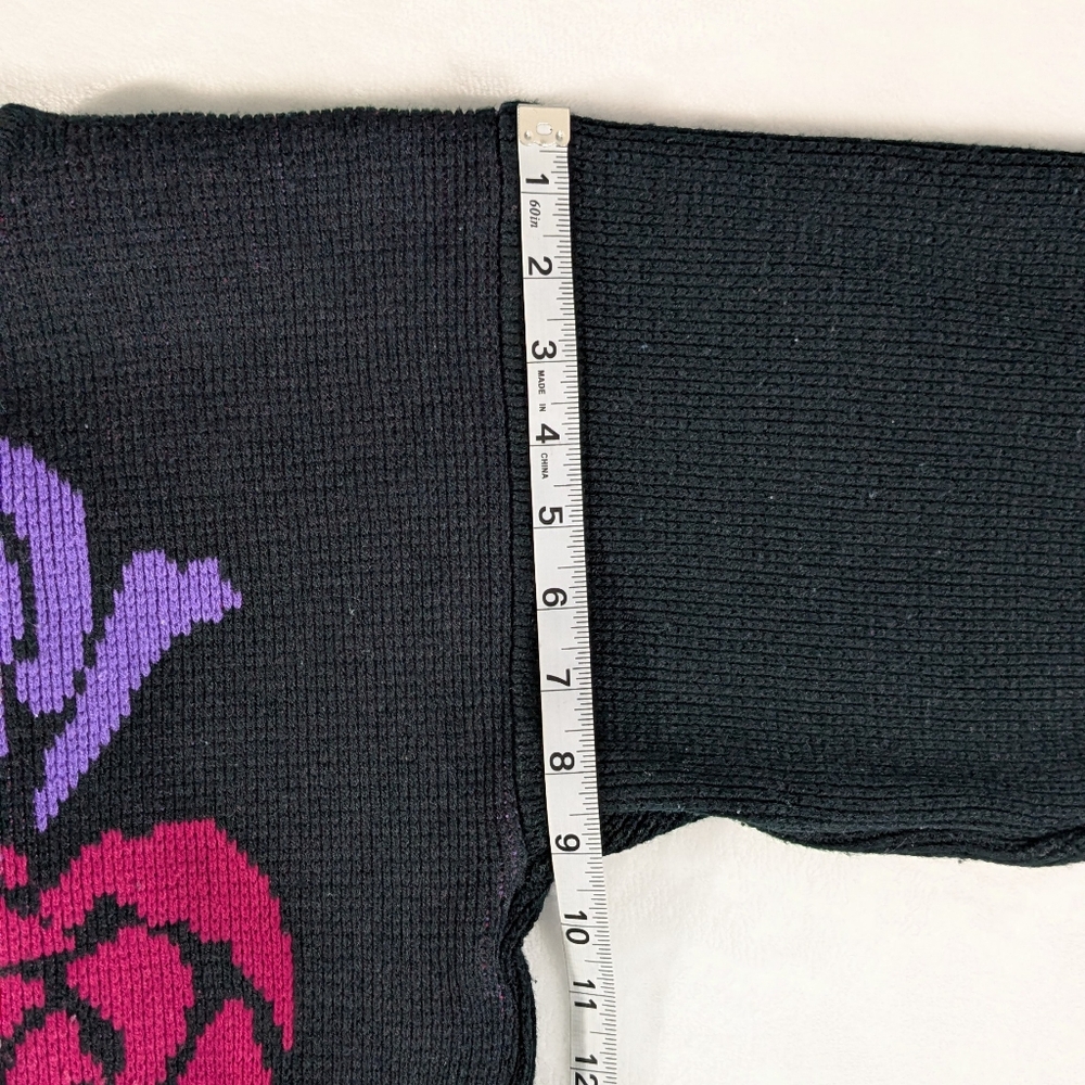 Sophisticates by Jonathan Martin floral knit crewneck sweater - Picture 11 of 12
